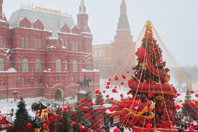 2026莫斯科“欢乐春节”活动拉开帷幕。莫斯科市旅游委供图