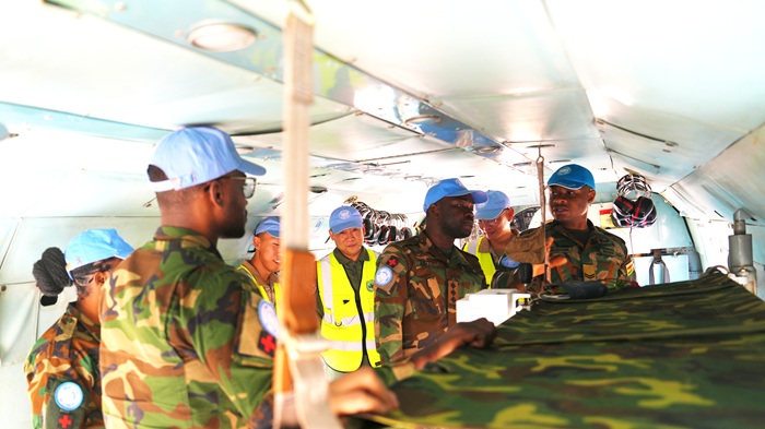 演练现场。黄浩摄