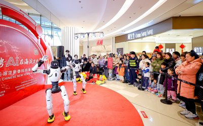 来海淀“闹元宵”,机器人“站C位”