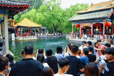 端午假期第二天,济南30家重点监测景区接待游客